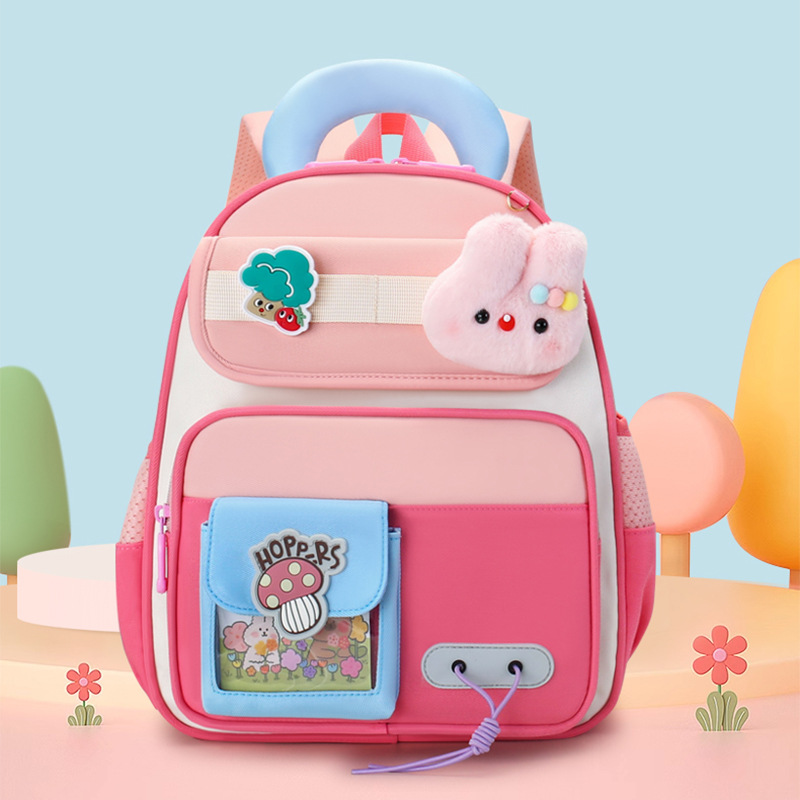 Mochila infantil transfronteriza linda niña jardín de infantes mochila escolar transpirable dibujos animados preescolar mochila para niños
