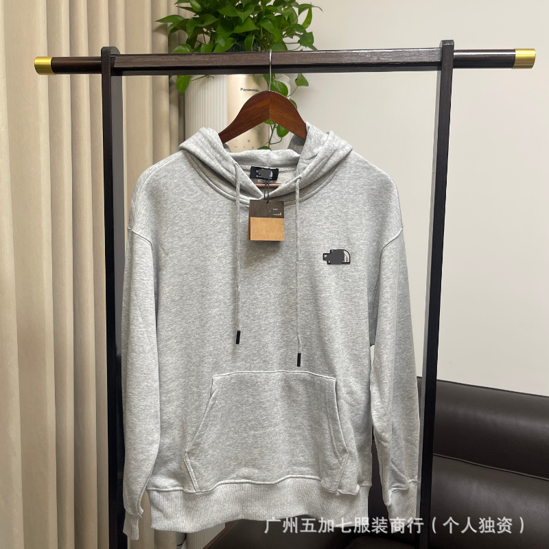 Cross-Border Factory Direct Sales Trendy Brand North Face Classic Men's and Women's 360g Hooded Long-Sleeved Casual Sweatshirt