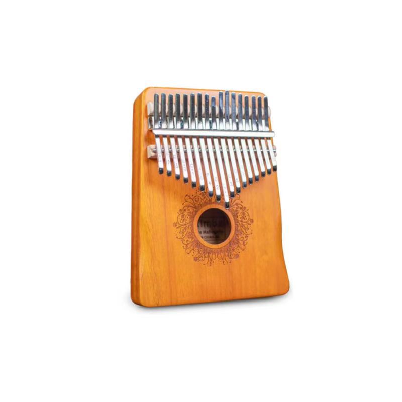Pulgarcita Kalinba Piano de dedo de 17 tonos y 21 tonos Explosión transfronteriza Instrumento musical pequeño con mano kalimba