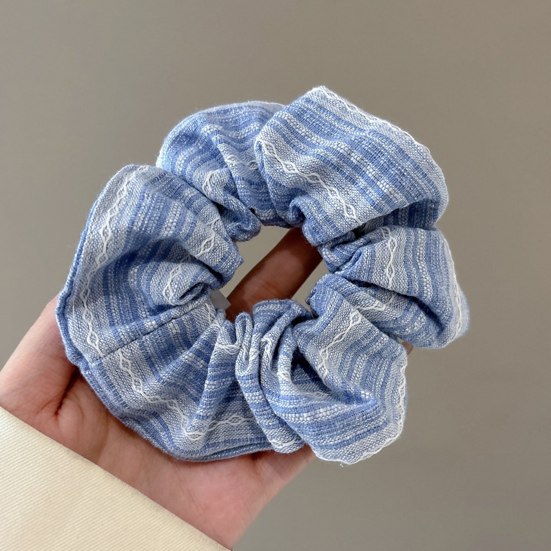 Temperamento floral intestino grueso anillo para el cabello bola femenina cabeza cuerda dulce cola de caballo cuerda para el cabello banda de goma de alta calidad accesorios para el cabello al por mayor