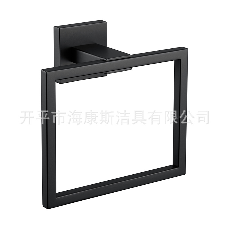 검정색 수건걸이