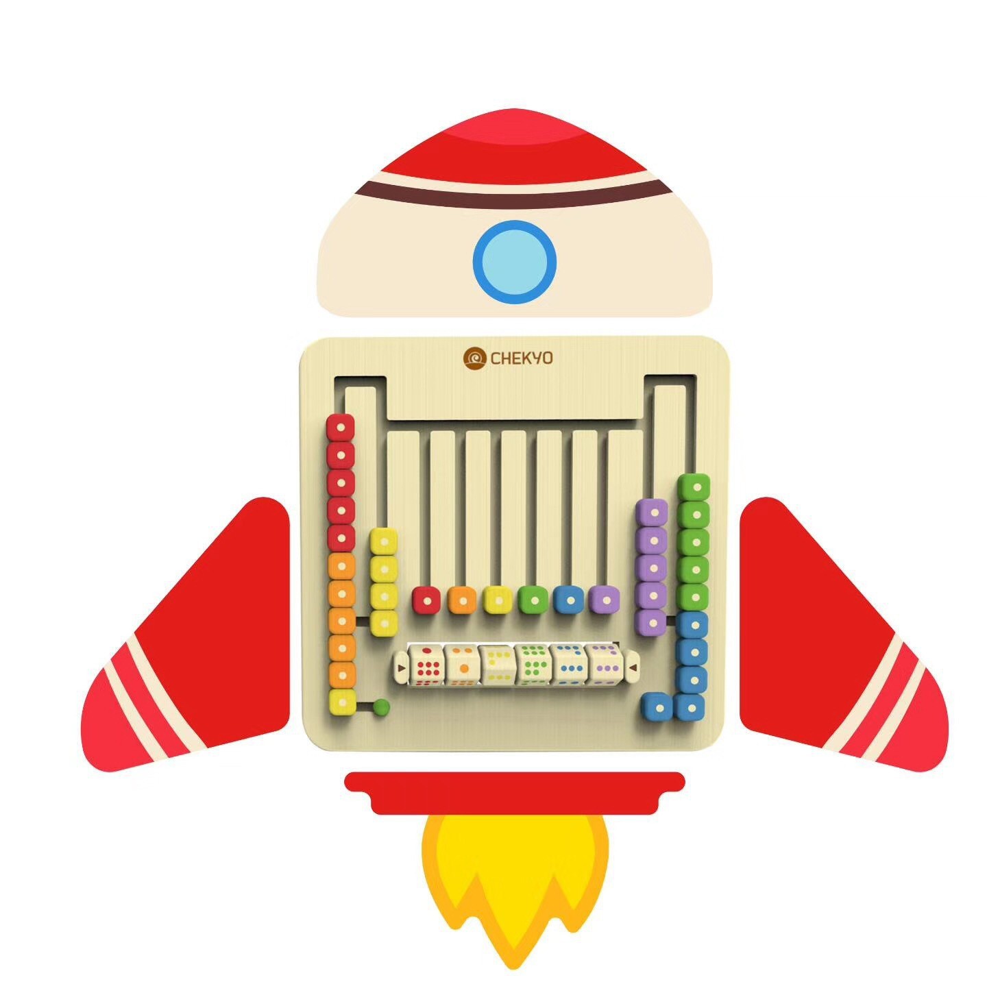 미친 꼬마 로켓 벽면 게임 77*78cm