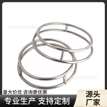 不锈钢多功能烧菜锅架鼎架管型炉架大中小号厨房双层炒锅垫置物架