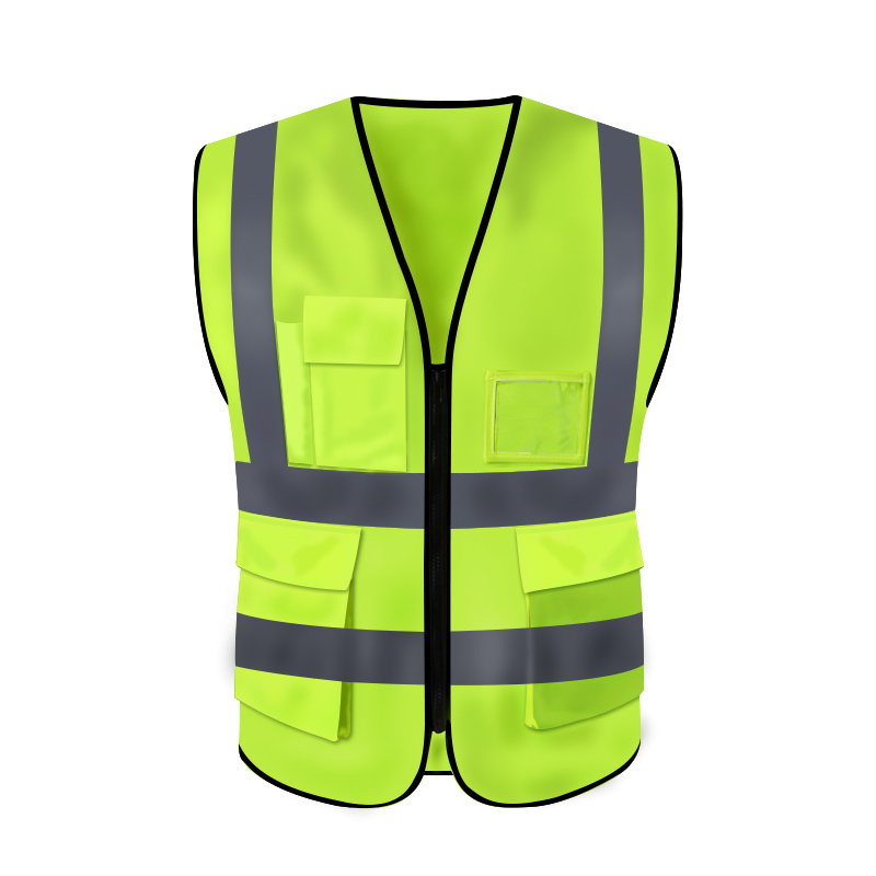 chaleco de seguridad reflectante mayorista de construcción chaleco reflectante de tráfico de carretera de servicio chaleco reflectante de higiene ambiental ropa de trabajo