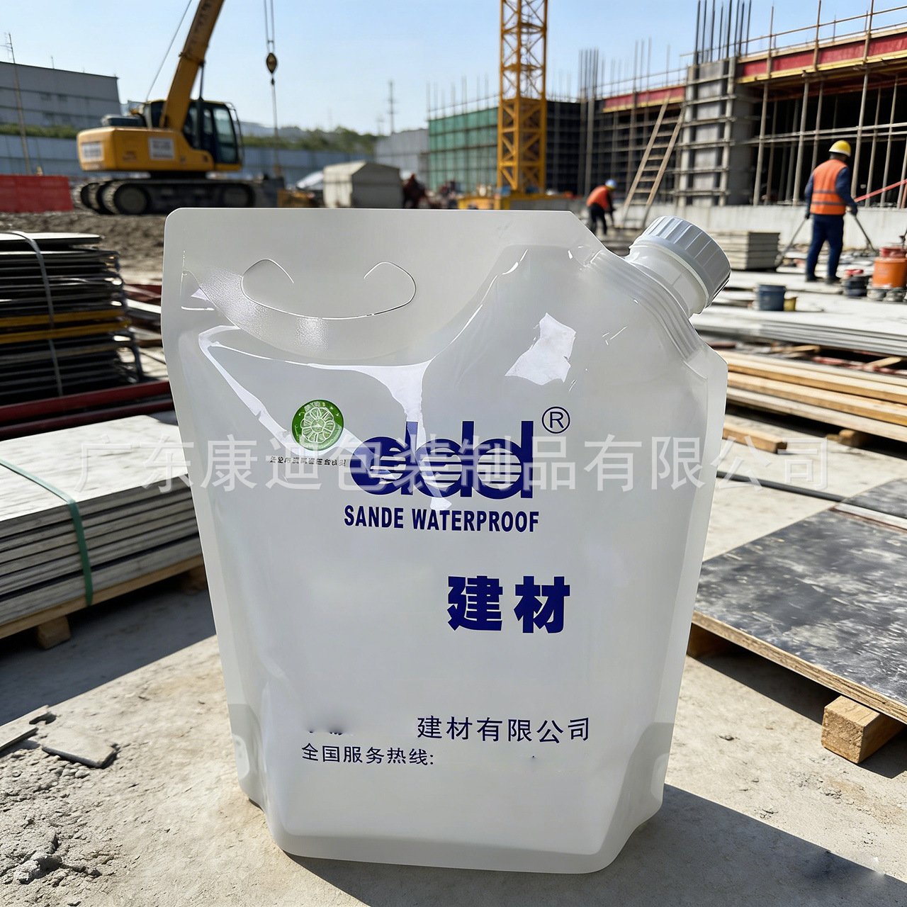 避光5KG瓷砖空鼓修复胶铝箔手提袋抗压不漏液3L防水涂料包装袋厂
