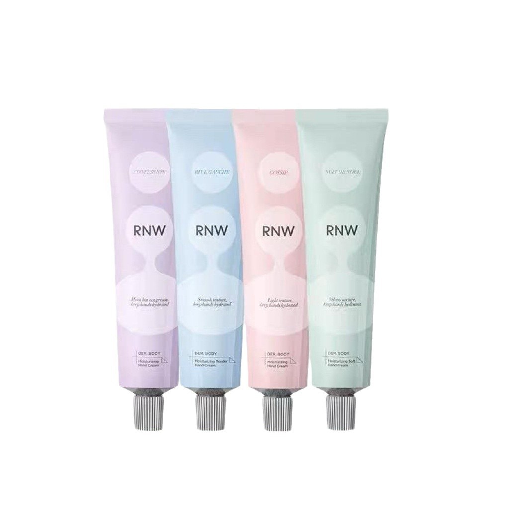 RNW 핸드 크림 여성 보습 신선한 왼쪽 은행 부드러운 흰색 가을과 겨울 기름기가없는 휴대용 공식