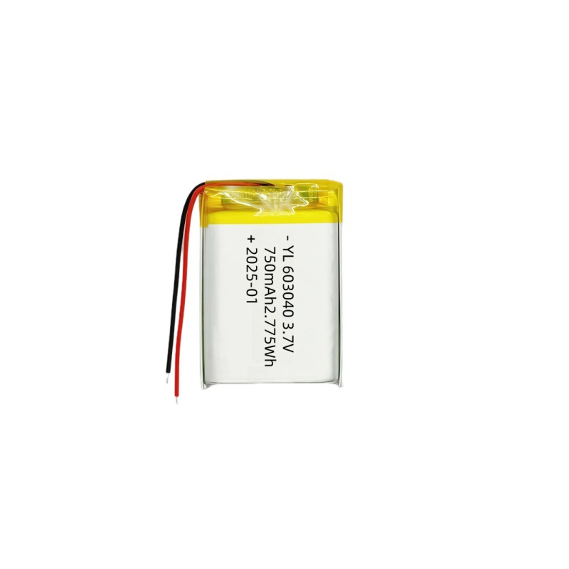 603040/750mAh 배터리(보호 보드 콘센트 포함)
