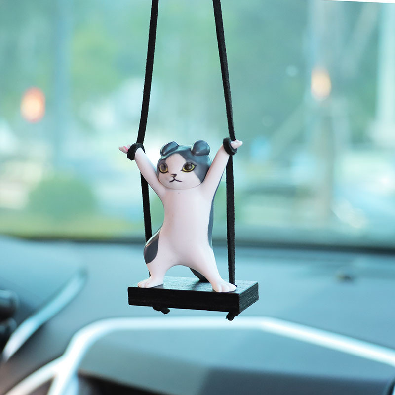Twisted Waist Cat Car Pendant Car Interior Decoration Supplies Car Pendant Pendant Car Charms Car Supplies Batch