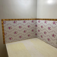 Simple PVC washable water heating kang wall paper self-adhesive bedroom kang bed rural large kang wall surround wallpaper 