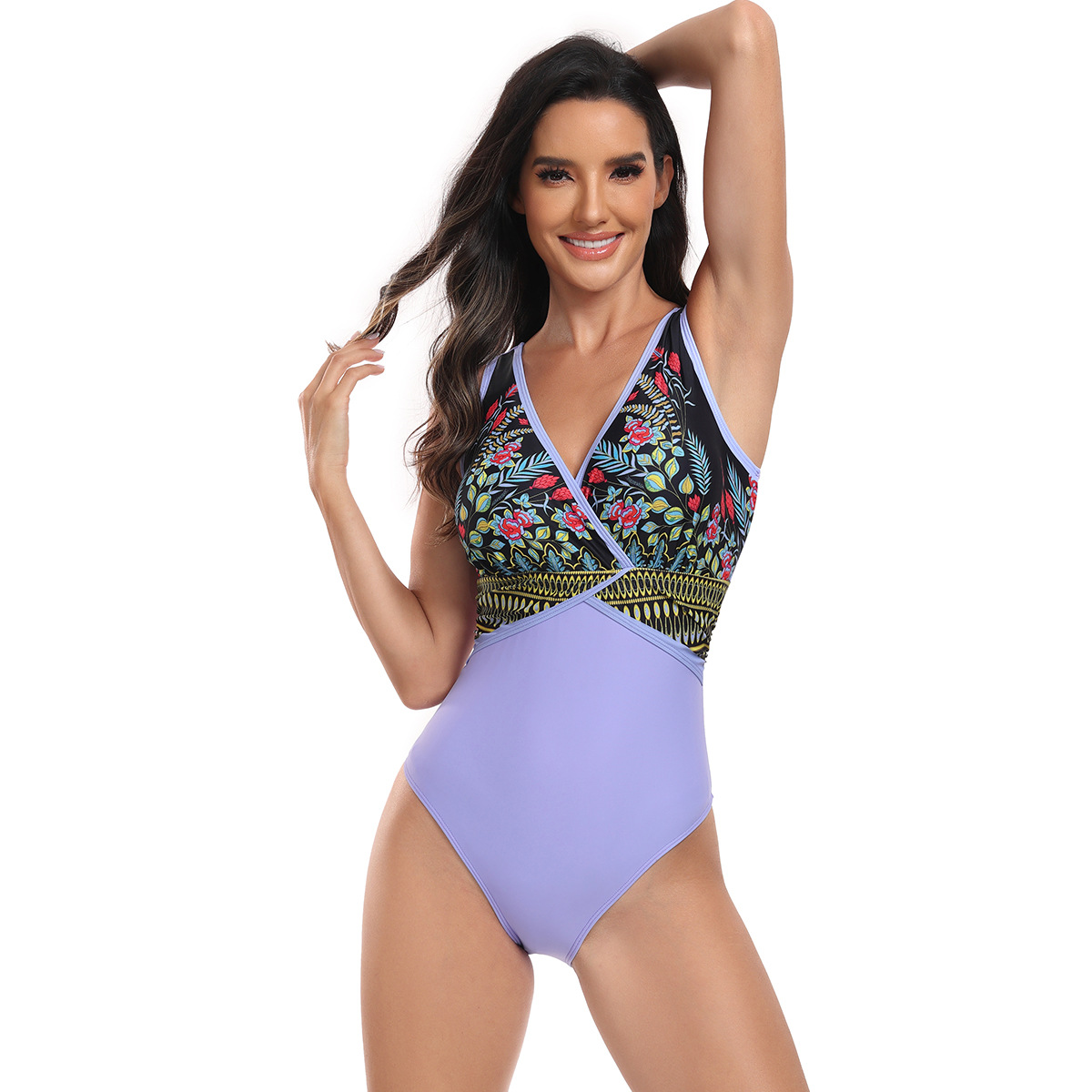 Women's Elegant Ditsy Floral 1 Piece One Piece Swimwear display picture 14