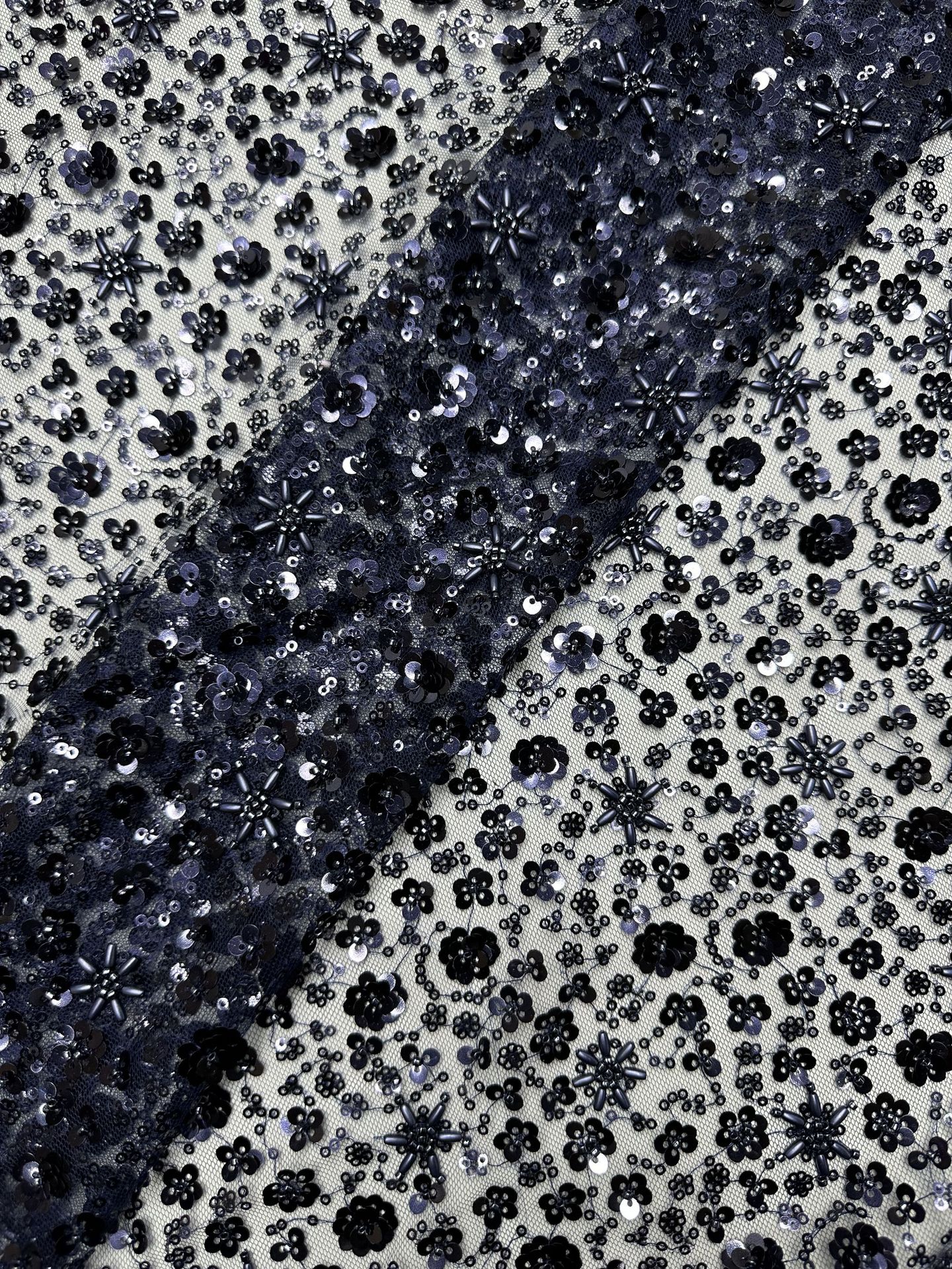 Tejido bordado sequinado bordado tela de cuentas tubo bordado tela de cuentas vestido de boda tubo bordado tela de vestido image 19
