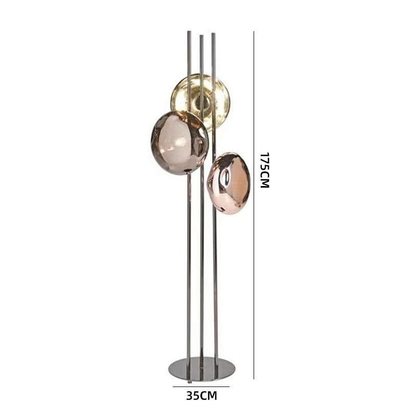 Lámpara de pie nórdica minimalista para sala y hotel, diseño moderno de alta gama