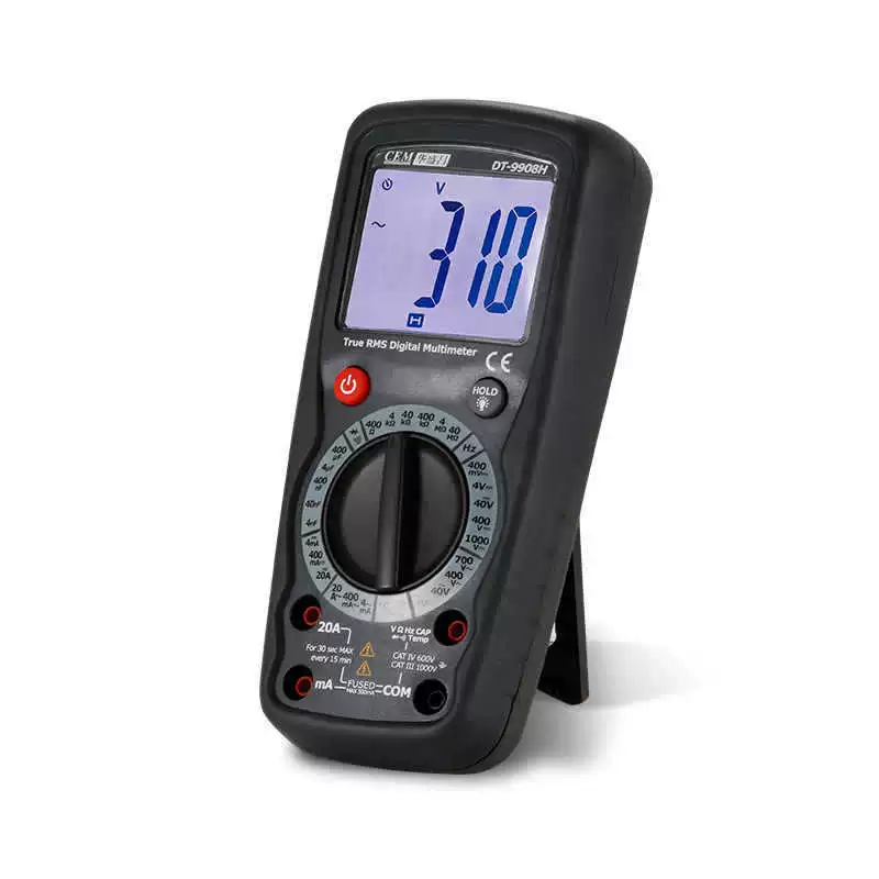 CEM Huashengchang высокоточный мультиметр для измерения напряжения и тока, тест на температуру сопротивления DT-9905H/9908H