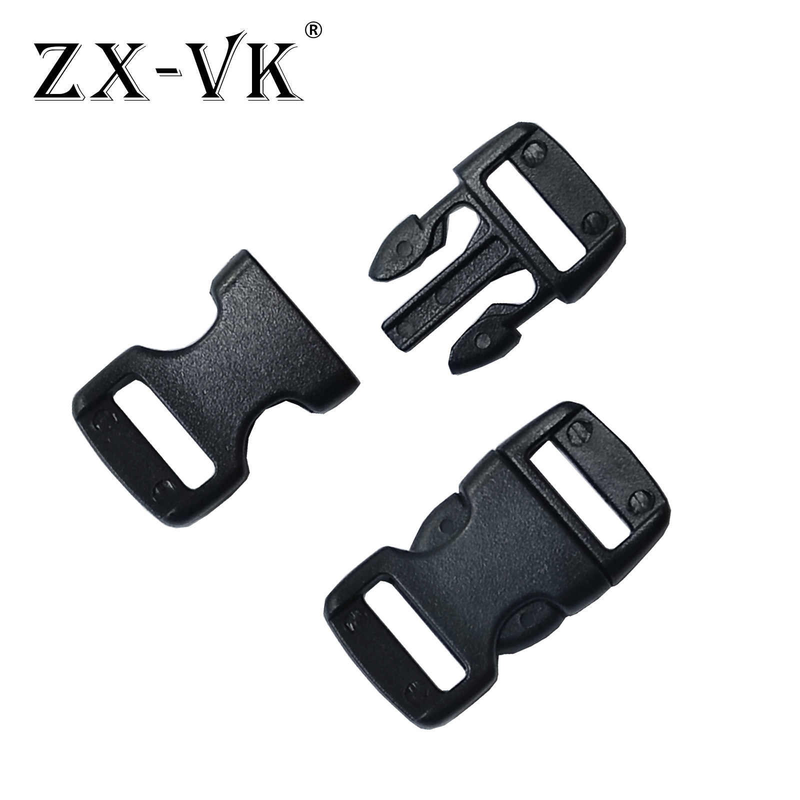 En stock al por mayor 10mm accesorios de equipaje hebilla de plástico mochila de plástico hebilla niño y madre tarjeta hebilla Correa hebilla ajustable hebilla image 5