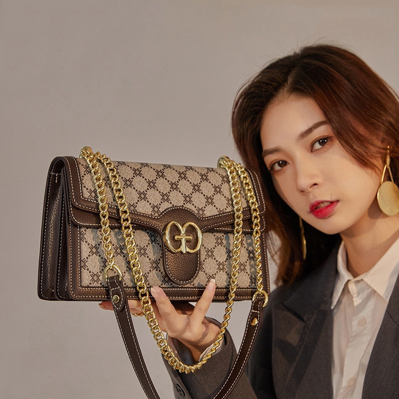 Printed Dionysus Shoulder Bag With Chain For Women Elegant Style_voghion.com
