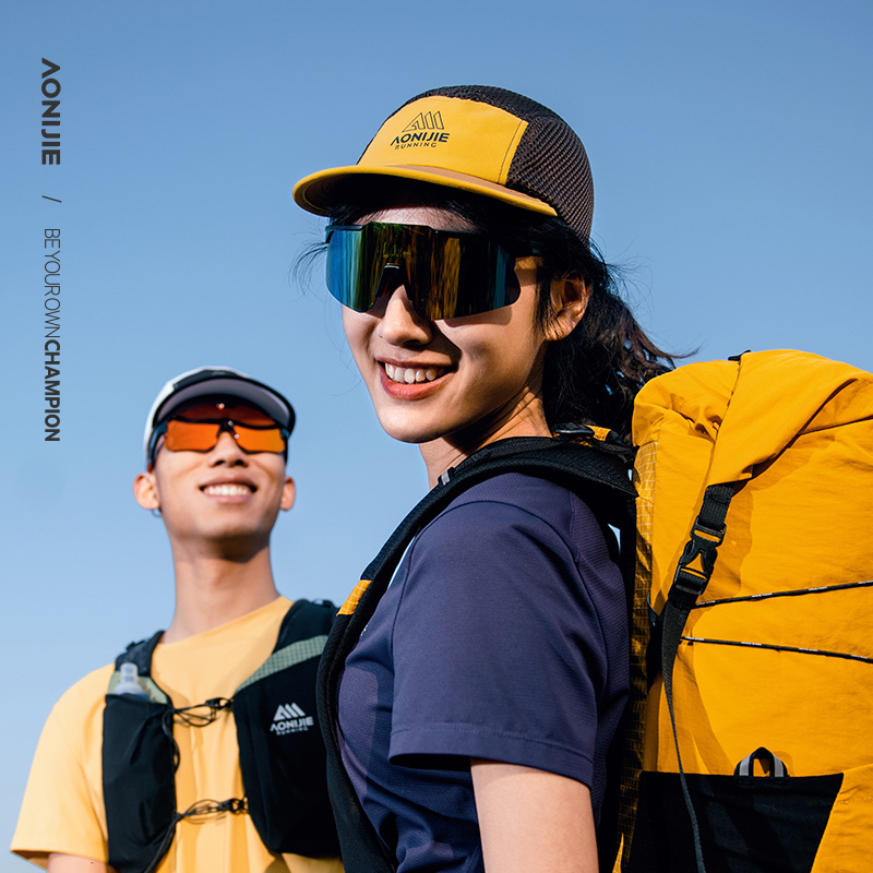 Onijie Duck Cap Summer Sun Protection Hat Women's Breathable Sweat-Wicking Hat Outdoor Cross-Country Running Hat Quick-Drying Hat