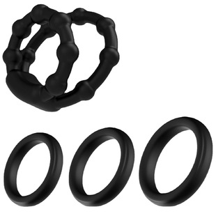 Cross-Border non-vibrating male seminal locking ring sex toys male silicone collar male products HA-810 sex toys