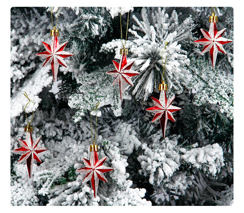 Juletræspynt stjerne ophæng til juletræet_voghion.com