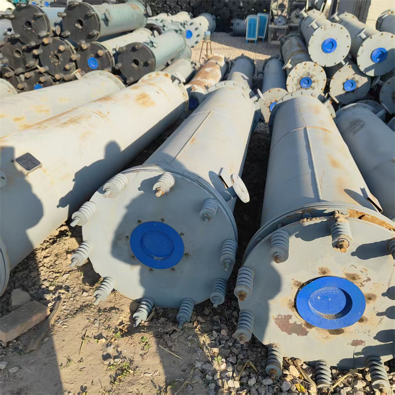 购销二手石墨冷凝器  化工真空冷却设备 二手工业冷凝器