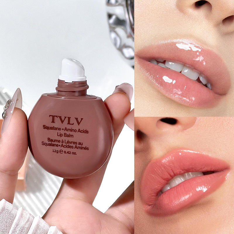 クロスボーダー TVLV スクワラン アミノ酸 リップクリーム 秋冬 保湿・保湿・リップライン軽減 乾燥防止 リップマスク エッセンス|undefined
