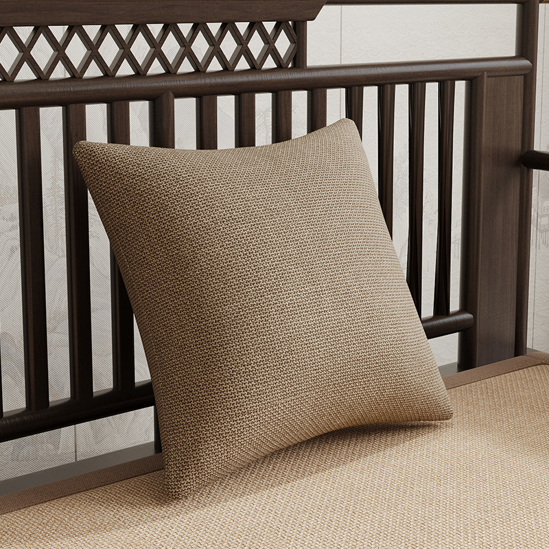 Sofá almohada de cintura almohada de sala de estar ventana flotante almohada de respaldo almohada de respaldo grande cubierta de respaldo nuevo estilo chino almohada de respaldo núcleo