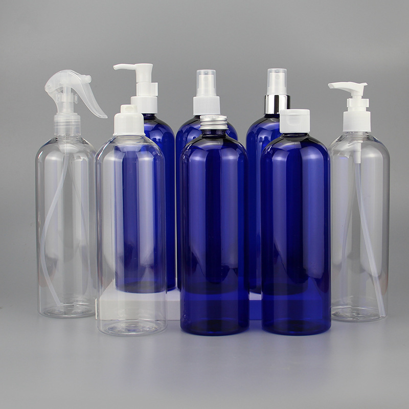 500ml 长款PET化妆水乳液、喷雾、花茶果汁分装瓶、多种瓶盖可选