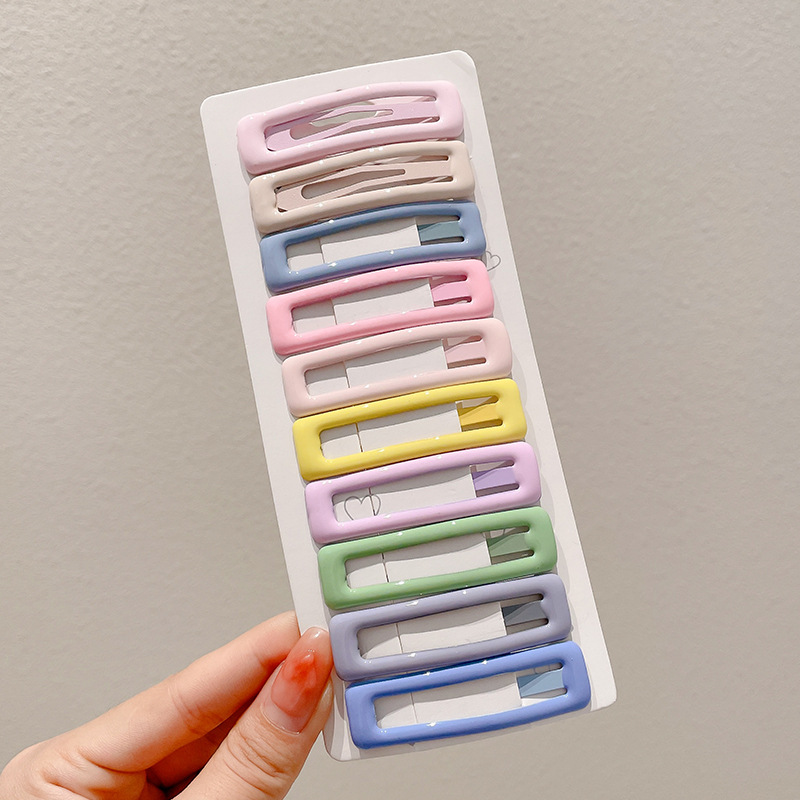 Nuevo clip de BB dopamina de color estrella de pentaco pequeño clip de cabello para niños tocado para niños lindos bordes laterales clip de cabello