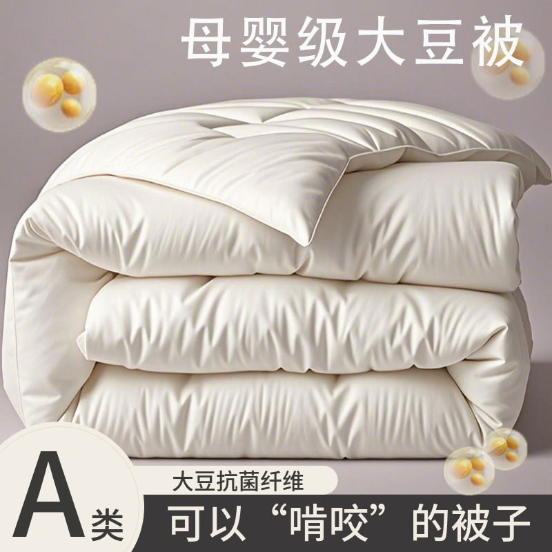 Soy Fiber Quilt Warm Space Thickeneded Winter All Year Round Double Spring & Fall Quilt Student Dormitory Air-Conditioned Quilt