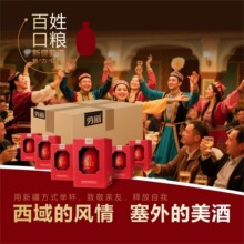 新疆特产白酒50度6瓶整箱纯粮浓香坛装礼盒老牌