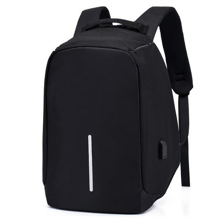 Mochila de negocios multifuncional de gran capacidad, casual, unisex, con puerto USB para carga, ideal para viajes al aire libre.