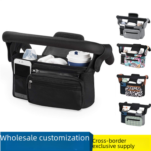 Amazon Bestselling Stroller Organizer Bag, Hand Truck Basket Storage Gadget, Universal Stroller Accessory, Storage Bag for Baby Stroller