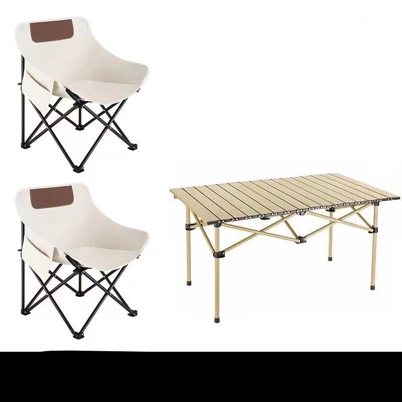 Mesa y silla al aire libre juego de silla de reclinación portátil con respaldo silla de relajación silla de descanso al aire libre dormitorio multifuncional taburete doméstico