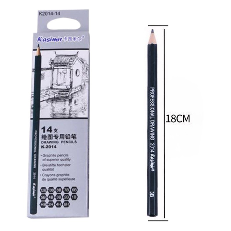 Arte bosquejo lápiz de madera para el examen lápiz papelería estudiante suministros Casimir estudiante lápiz