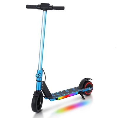 Two-Wheeled Scooter, Direct Wholesale – Qatlanan elektrik skuterlər - sky-blue