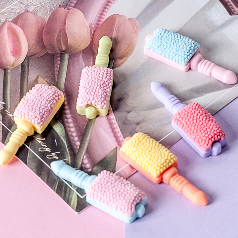 Brush Color Brush Cream Glue Dropping Mobile Phone Case Stationery Box Hair Accessories Hair Pendant diy Accessories