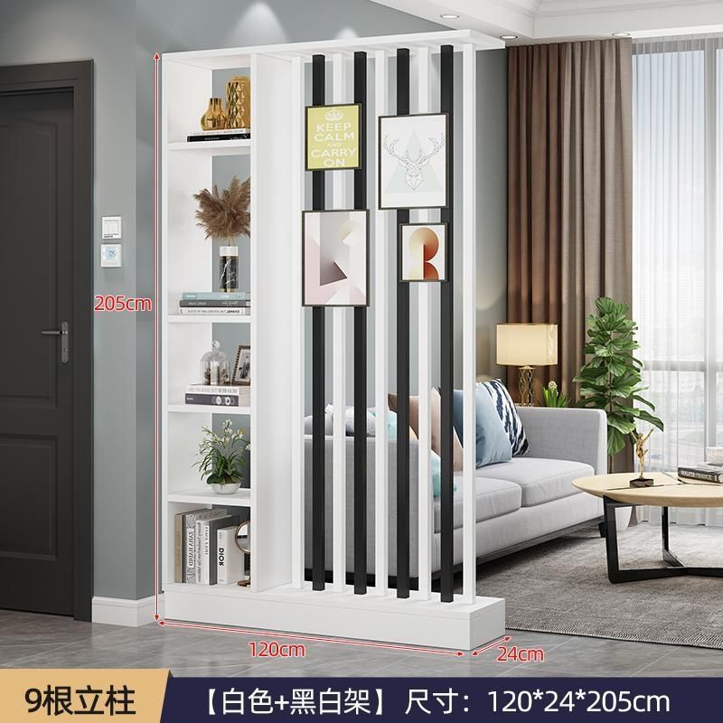 落地屏风隔断客厅2025新款家用中式创意隔断入户正对门装饰屏风柜|undefined