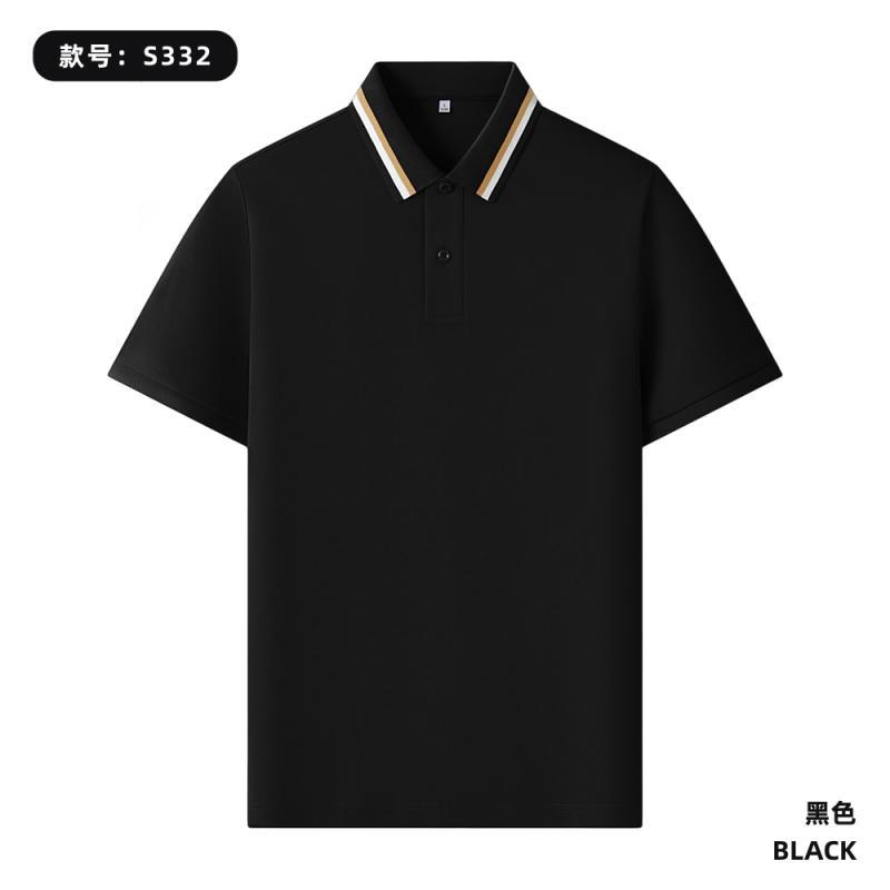 260g 40 pcs Solona cuello de cuentas gruesas Polo personalizado logotipo camiseta publicitaria de personal logotipo bordado impresa