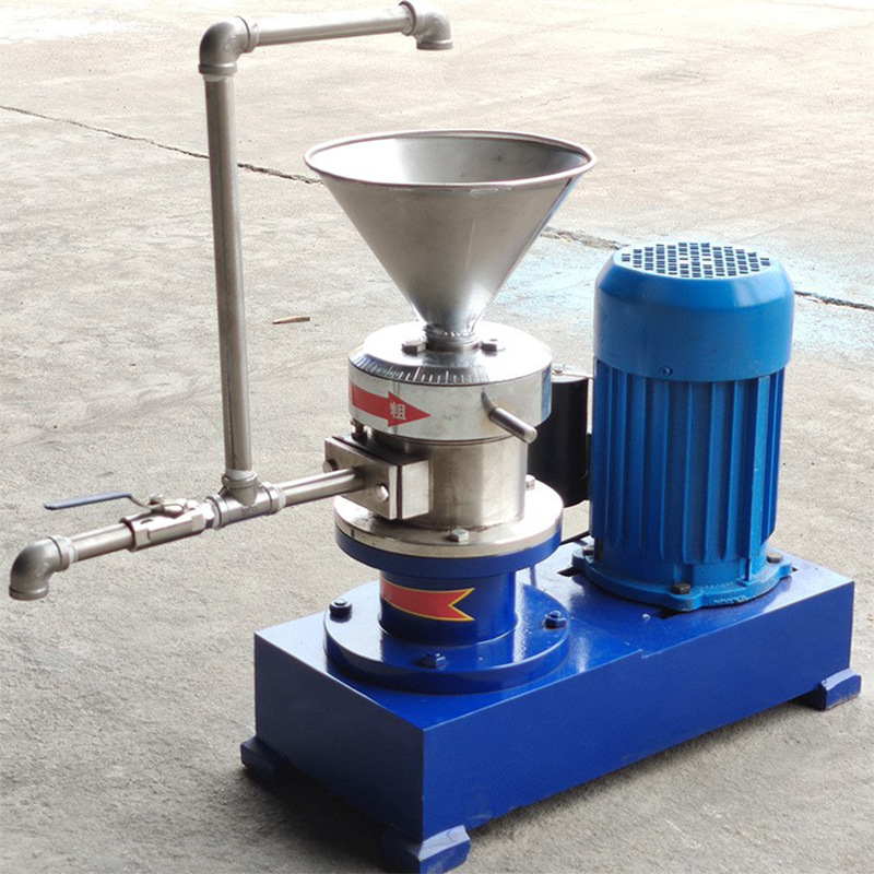 定作芝麻花生酱胶体磨 分体不锈钢胶体磨 卫生级辣椒酱研磨机
