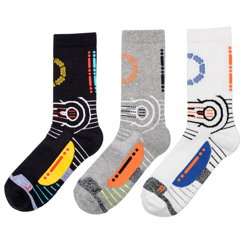 Cyberpunk 2077 calcetines deportivos periféricos hombres largos ins moda profesional calcetines de baloncesto toalla inferior calcetines de combate hombres