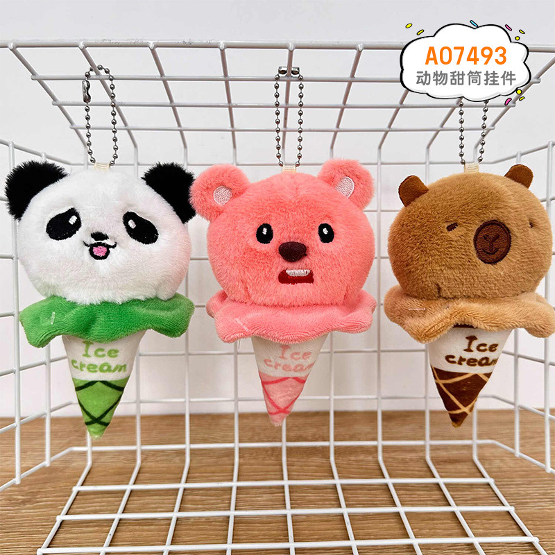 Colgante de cono animal (cadena de cuentas) 13cm