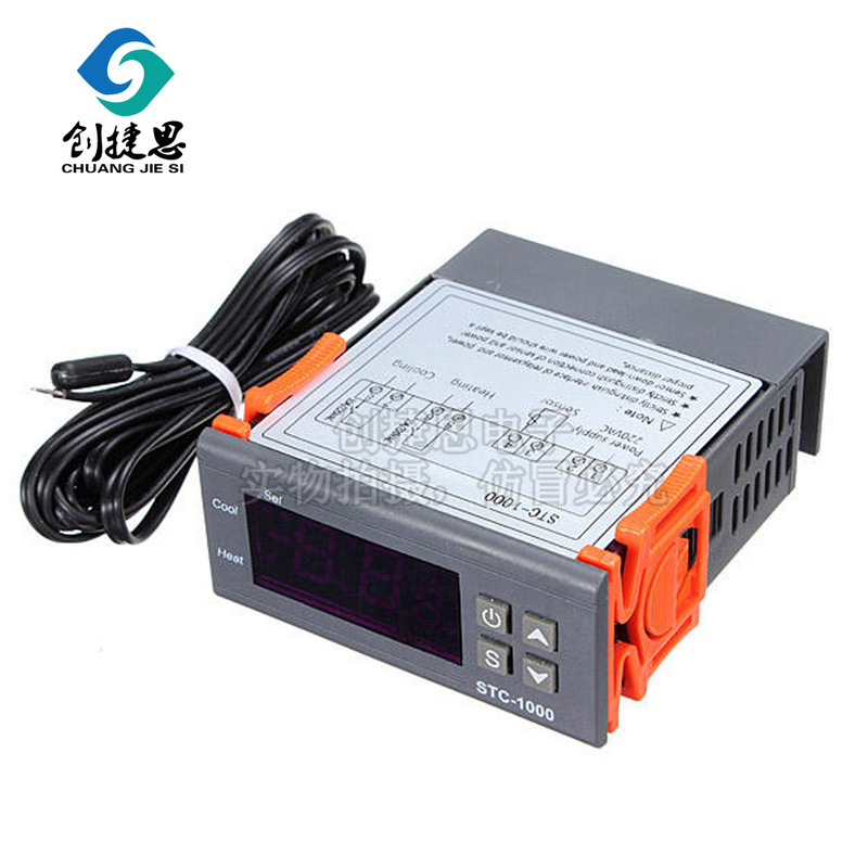 STC-1000 temperature controller electronic digital display Microcomputer temperature controller family incubation refrigeration heating constant temperature