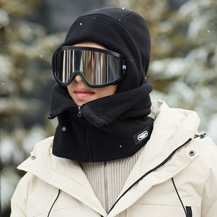 Hat Men's 2024 New Winter Cycling Scarf All-In-One Pullover Hat Thickened Warm Windproof Ear Protection Lei Feng Hat