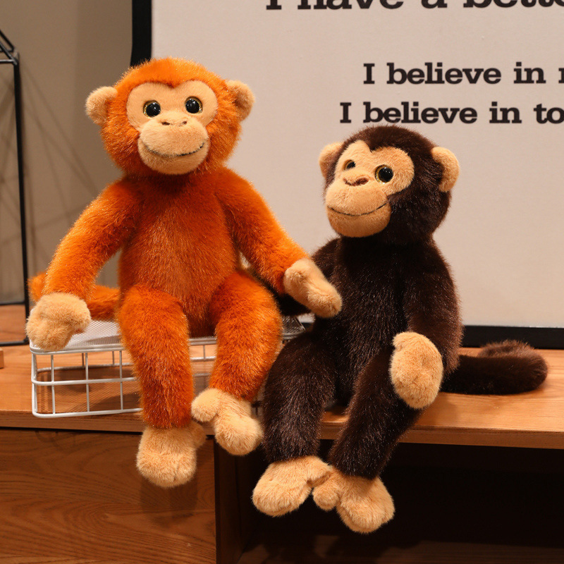 Cross-Border Plush Toys Wholesale Gorilla Doll Long-Armed Monkey Rainforest Monkey Doll Internet Celebrity Golden Monkey Doll Cross-Border Plush Toys Wholesale Gorilla Doll Long-Armed Monkey Rainforest Monkey Doll Internet Celebrity Golden Monkey Doll