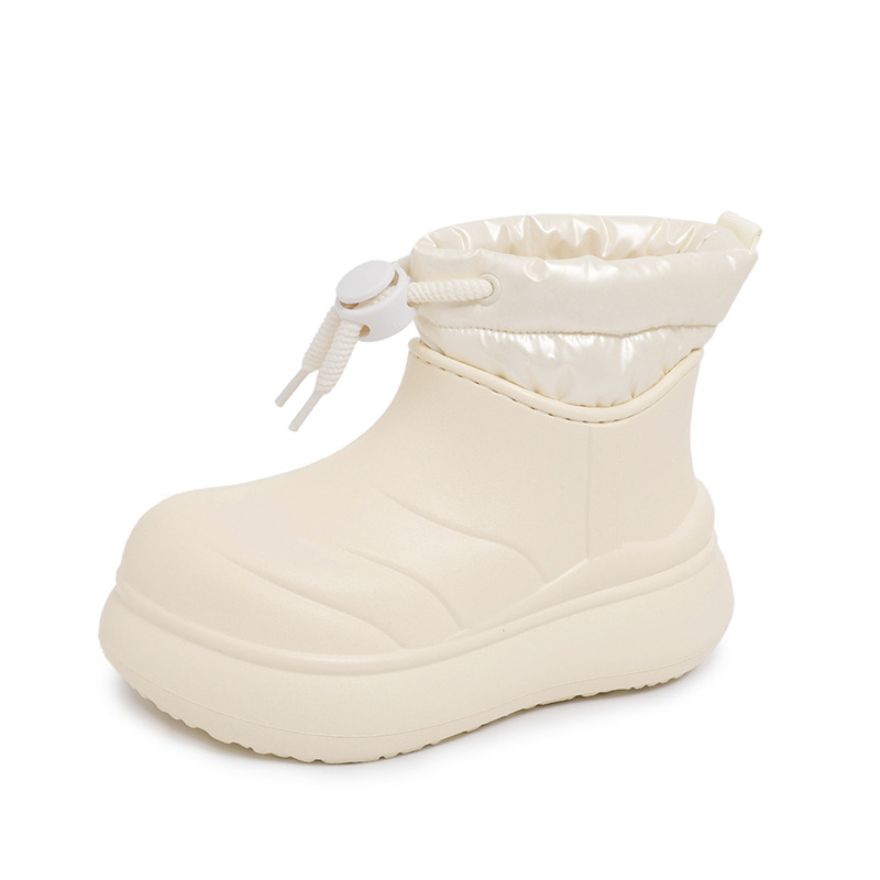 Xh8801 Women's Snow Winter Fleece Lined Thickened Northeast Waterproof Non-Slip Thick Sole Height Increasing Fashionable_voghion.com
