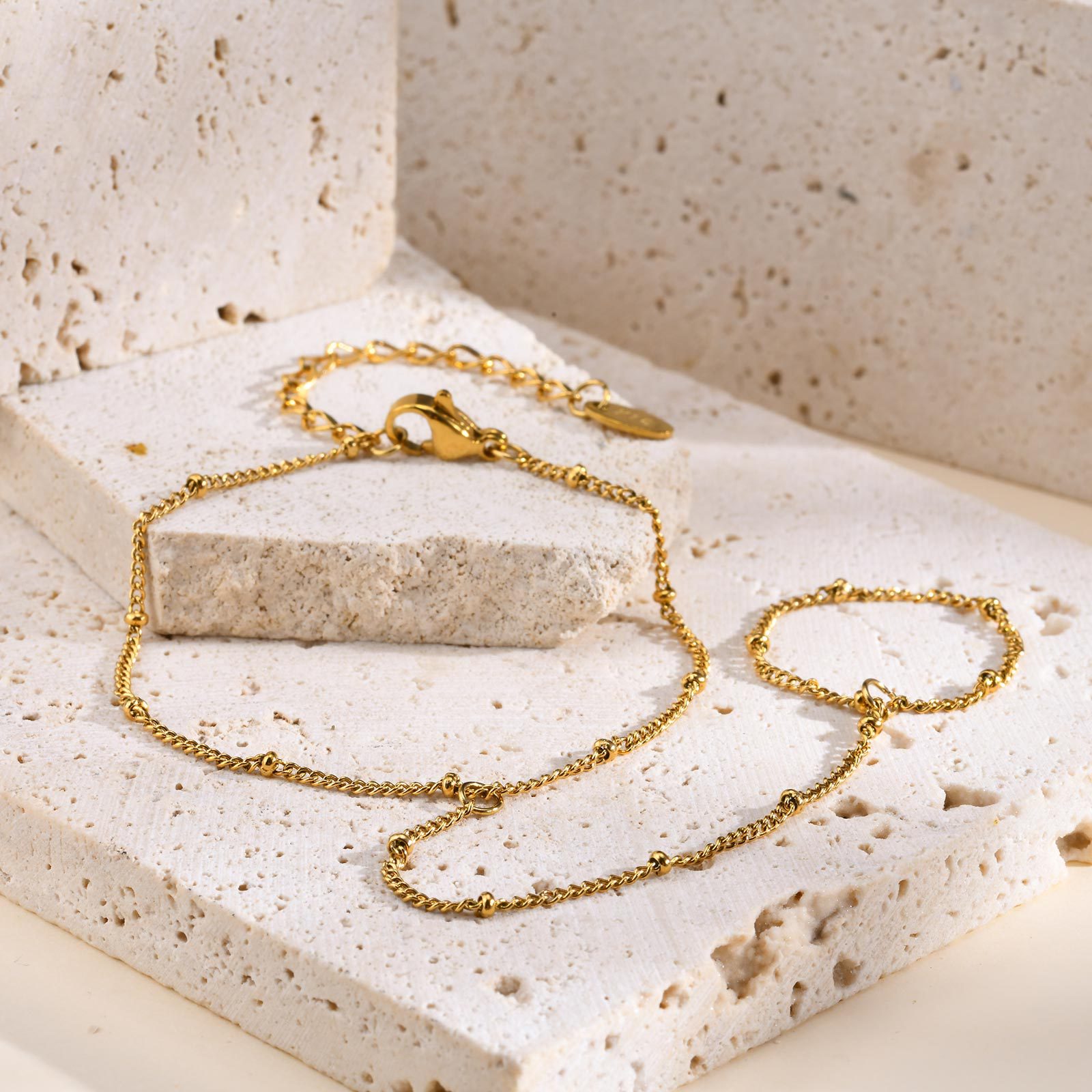 6g Weight Artificial Pearls Inlay Material Bracelets Classification 304 Stainless Steel Chain Material cable chain Chain Type Daily Occasion 304 Stainless Steel Material Geometric Pattern All Seasons Season Women's Gender Plating Design IG Style Style IG Style Geometric 304 Stainless Steel Artificial Pearls Cable Chain Bracelets In Bulk 16