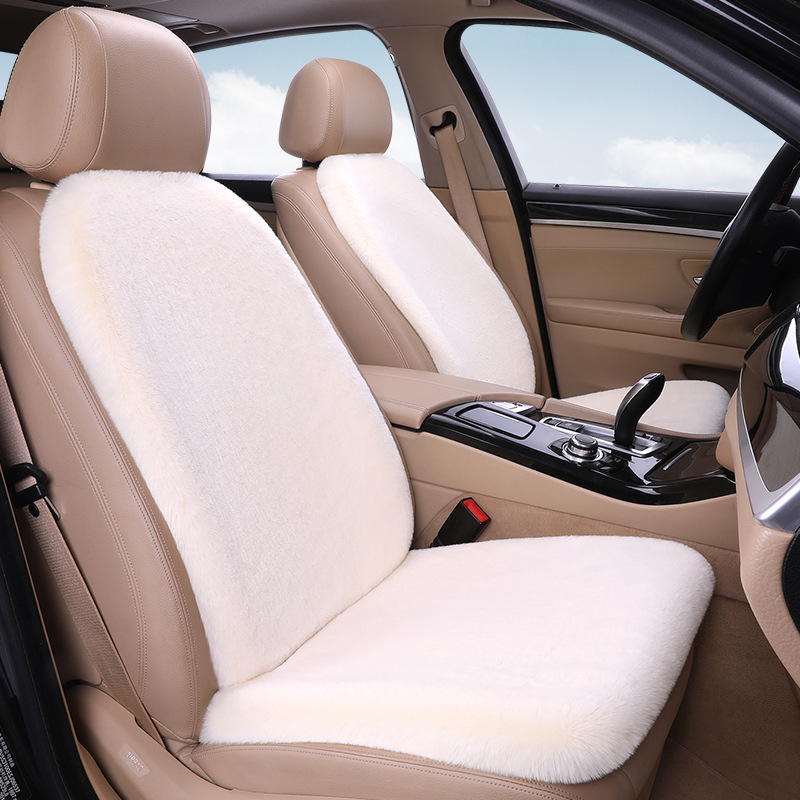現物卸売りの自動車シートクッション冬のウサギのぬいぐるみは保温の通用の座布団の短いぬいぐるみの7セットを厚くします。|undefined