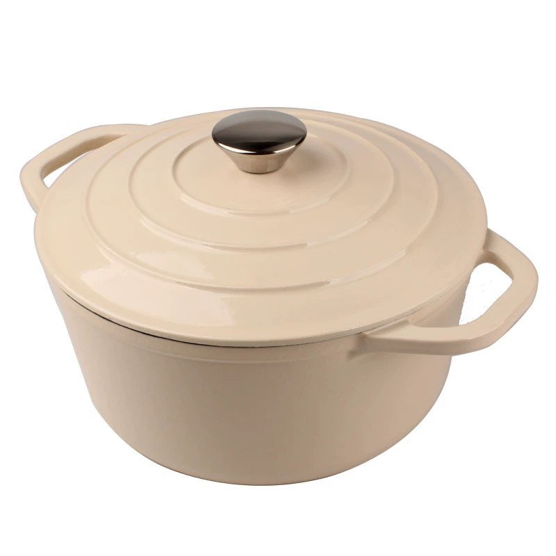 Чугунный набор из 3 предметов: эмалированная кастрюля для тушения/эмалированная кастрюля для супа/форма для запекания в одном