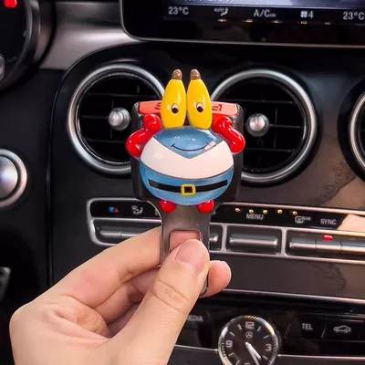 Other Automotive Interior Supplies Cartoon Rear Seat Belt - crab-boss-abs-thickened-seat-belt-extender-single-pack
