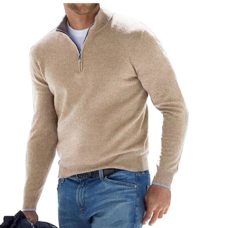 Maglione caldo da uomo a maniche lunghe SHFY 2023, vestibilità slim, maglietta da corsa_voghion.com