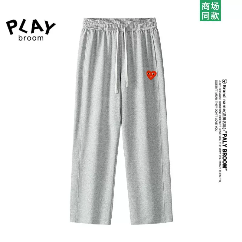 PLAY&broom新款休闲裤男夏季美式运动裤休闲百搭休闲长裤时尚潮流